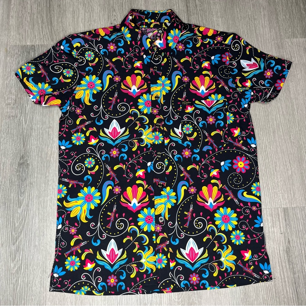 Retro Rifle ‘Flores De Mayo’ Button Up Shirt